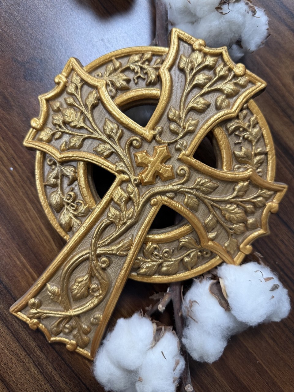 Wooden Cross Tree of Life - Kozak Work Shop