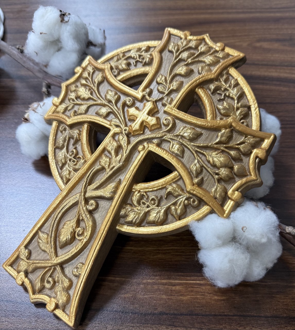 Wooden Cross Tree of Life - Kozak Work Shop