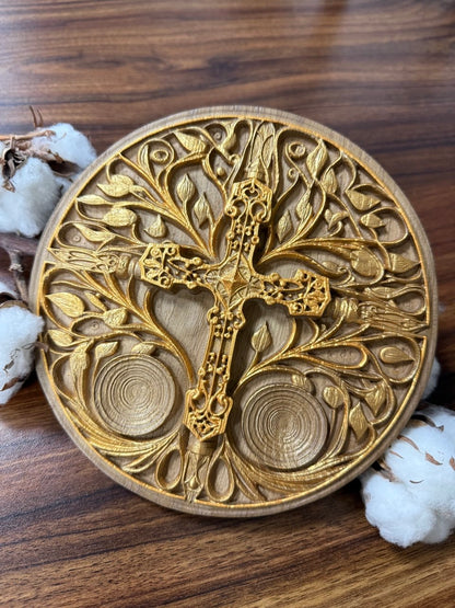Tree of Life Faith Cross - Kozak Work Shop