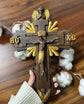 Wall Wooden Carved Jesus Crucifix
