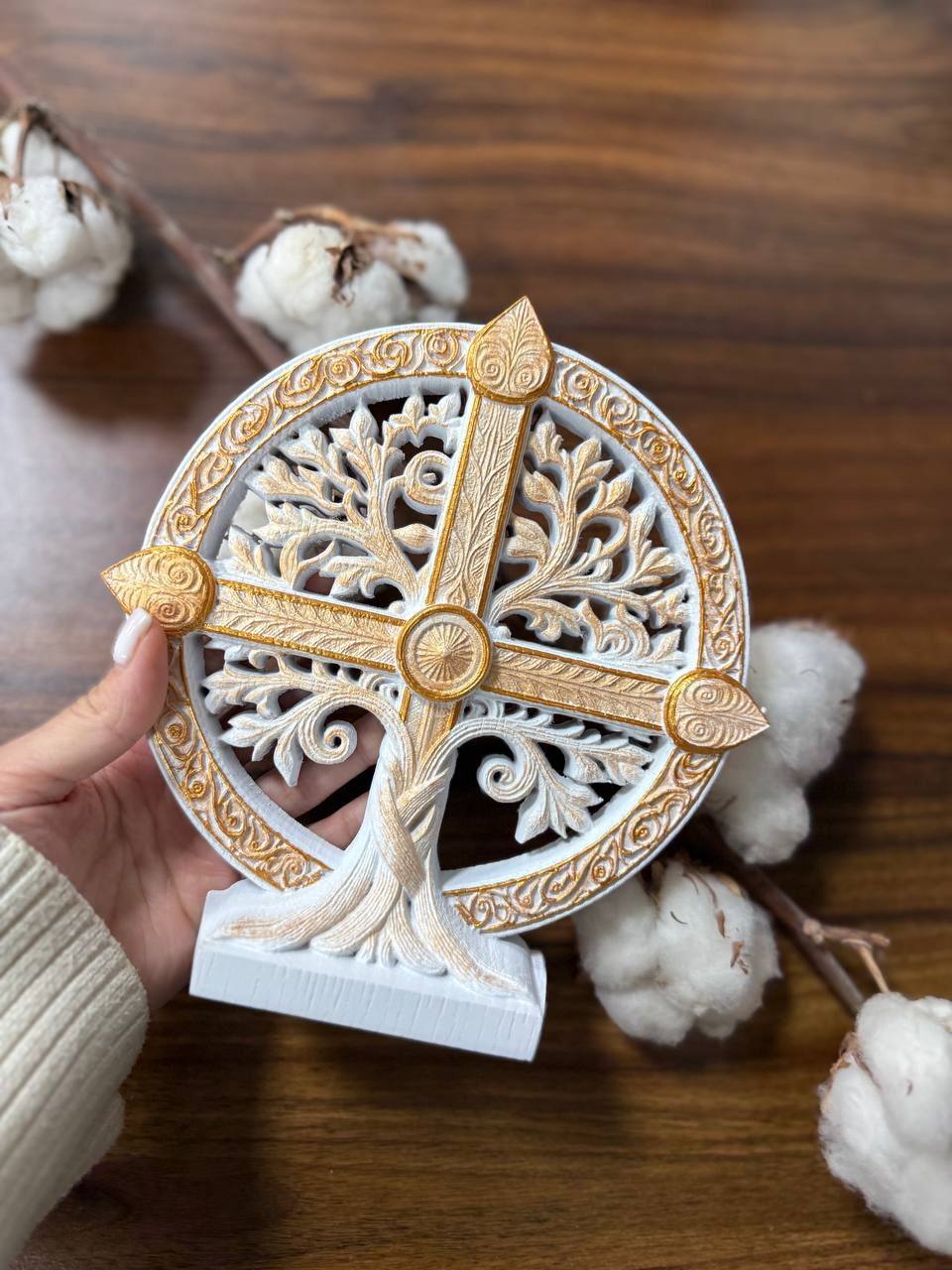 Personalized Tree of Life Cross - Kozak Work Shop