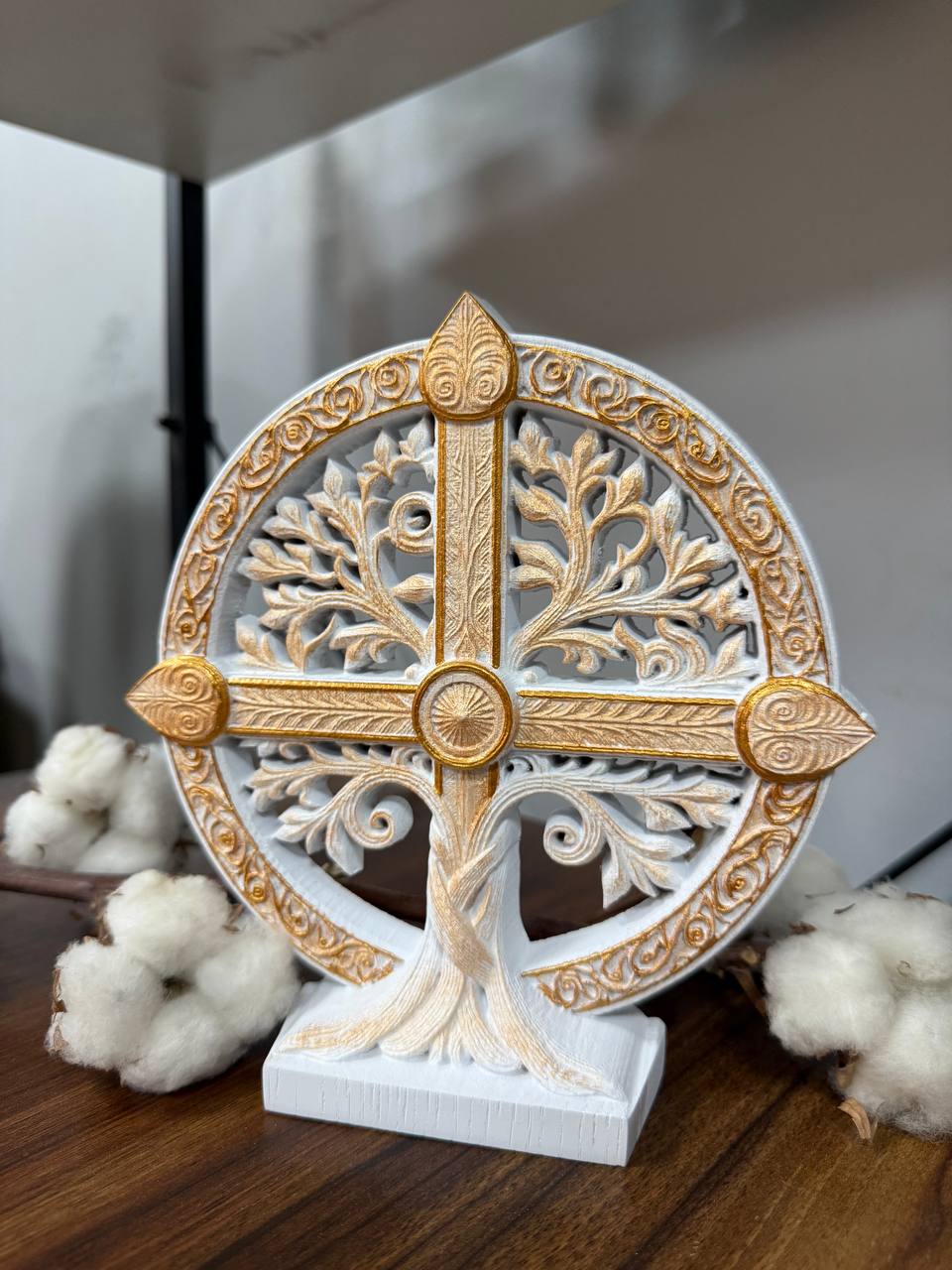 Personalized Tree of Life Cross - Kozak Work Shop