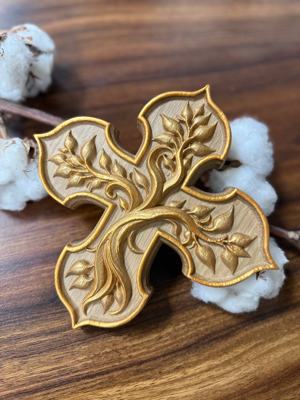 Tree of Life Wooden Cross - Kozak Work Shop