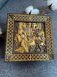Nativity Wooden Bas Relief Squared - Kozak Work Shop