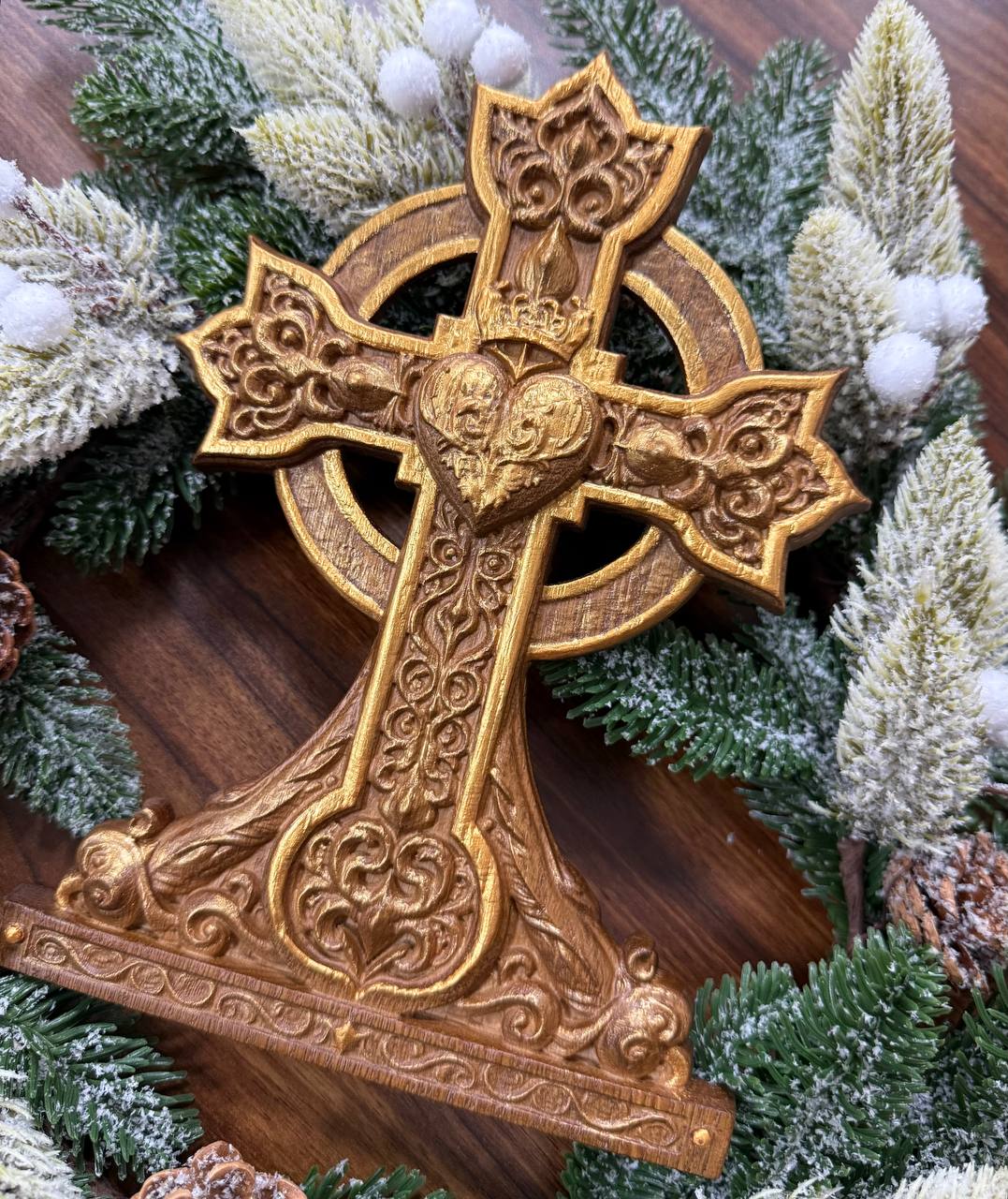 Cross with Tree of Life Wall Decor - Kozak Work Shop