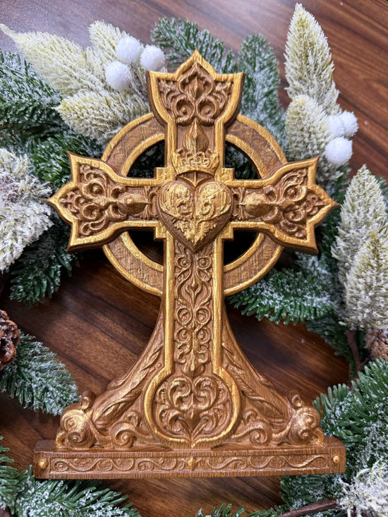 Cross with Tree of Life Wall Decor - Kozak Work Shop