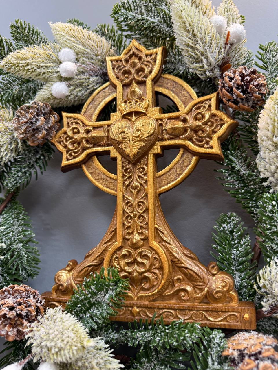 Cross with Tree of Life Wall Decor - Kozak Work Shop