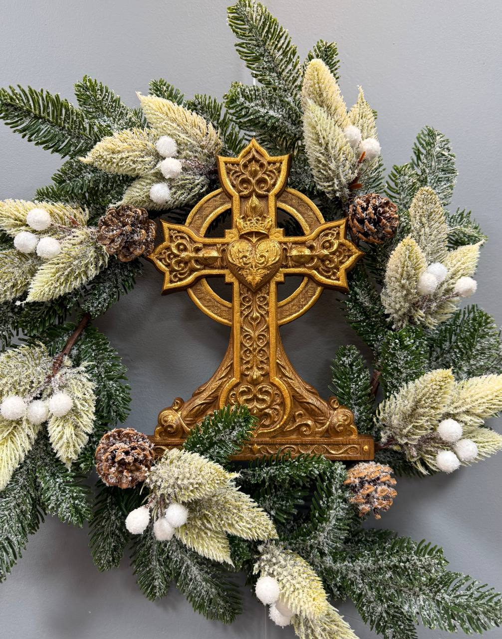 Cross with Tree of Life Wall Decor - Kozak Work Shop