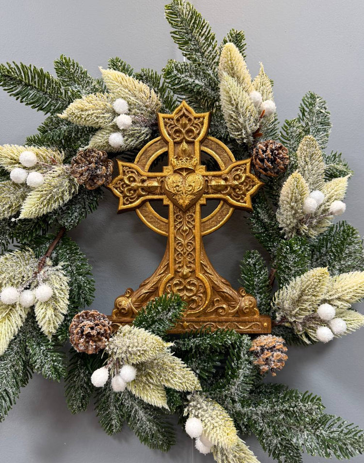 Cross with Tree of Life Wall Decor - Kozak Work Shop