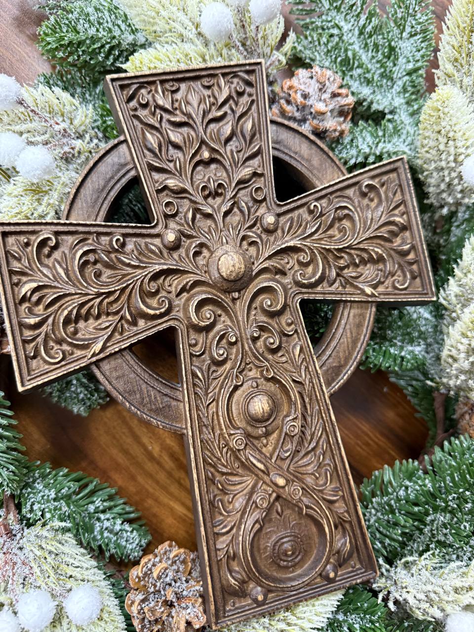 Elegant Tree of Life Cross - Kozak Work Shop