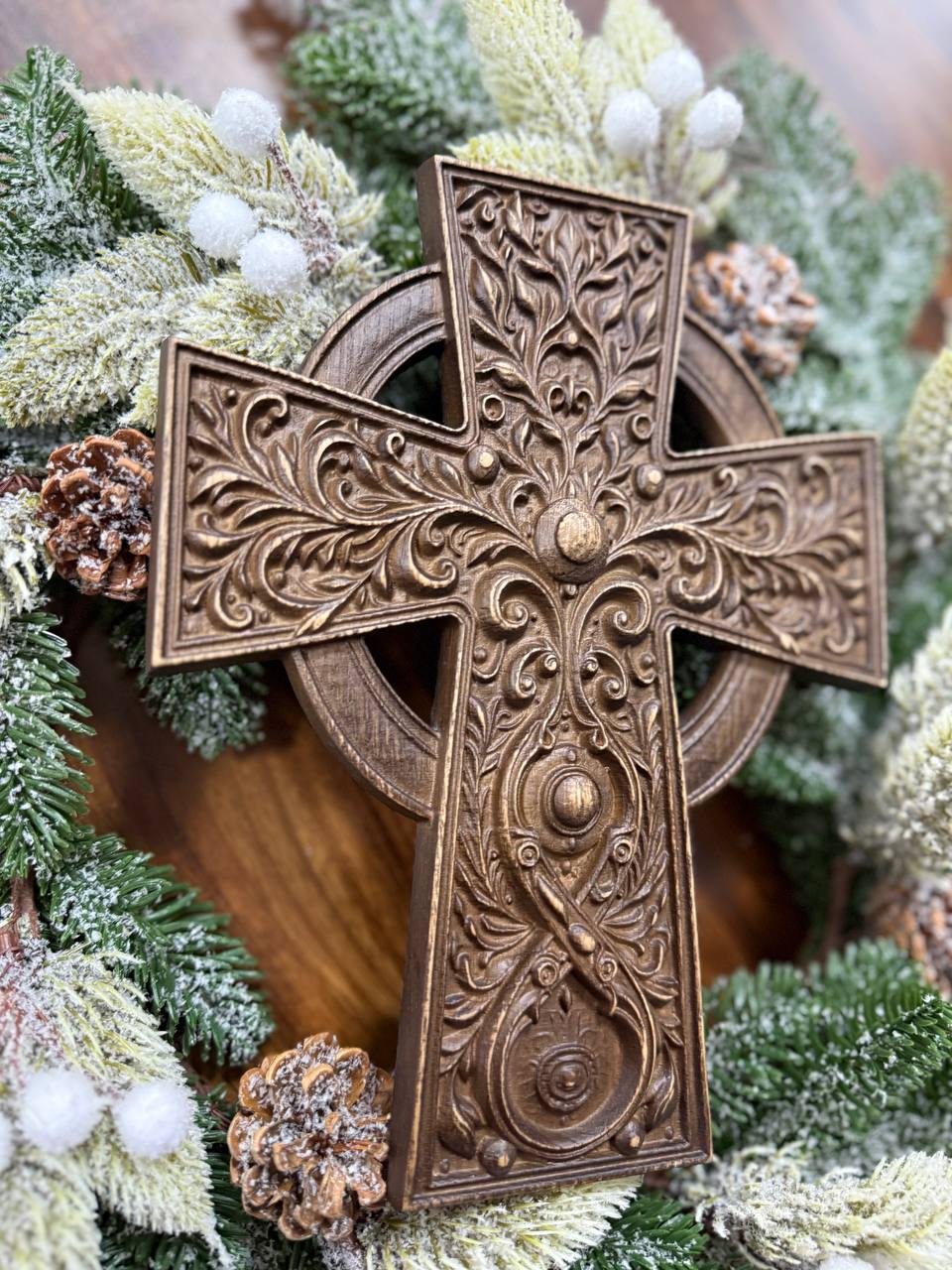 Elegant Tree of Life Cross - Kozak Work Shop