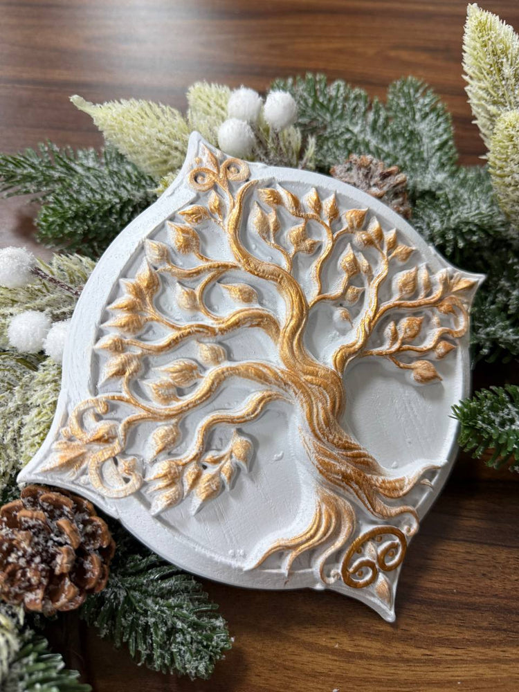 Tree of Life Carved  Cross - Kozak Work Shop