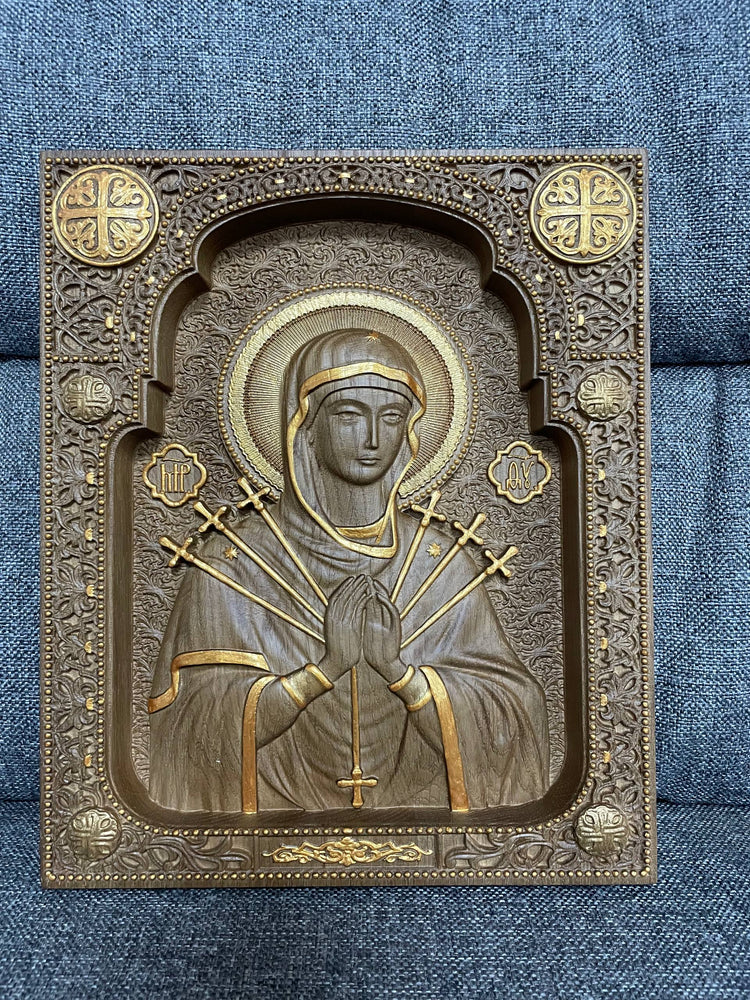 Virgin Mary of Seven Sorrows artwork - Kozak Work Shop