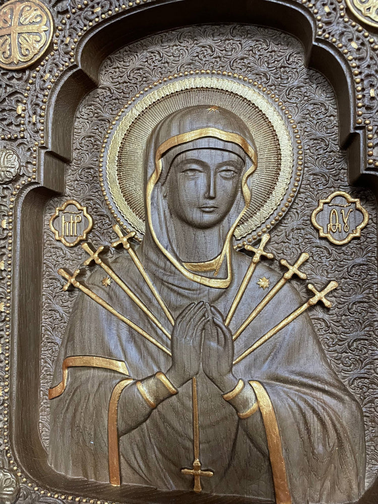 Virgin Mary of Seven Sorrows artwork - Kozak Work Shop