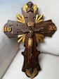 Wall Wooden Carved Jesus Crucifix