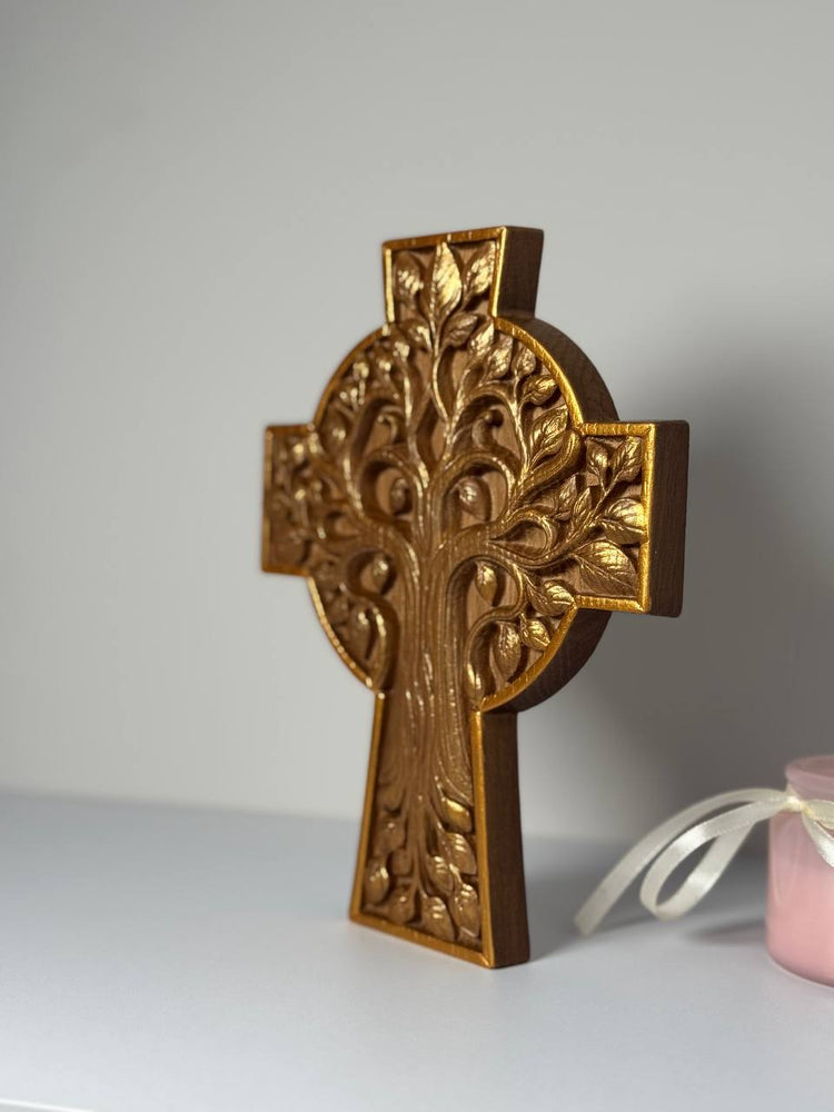 Handmade Tree of Life Cross - Kozak Work Shop