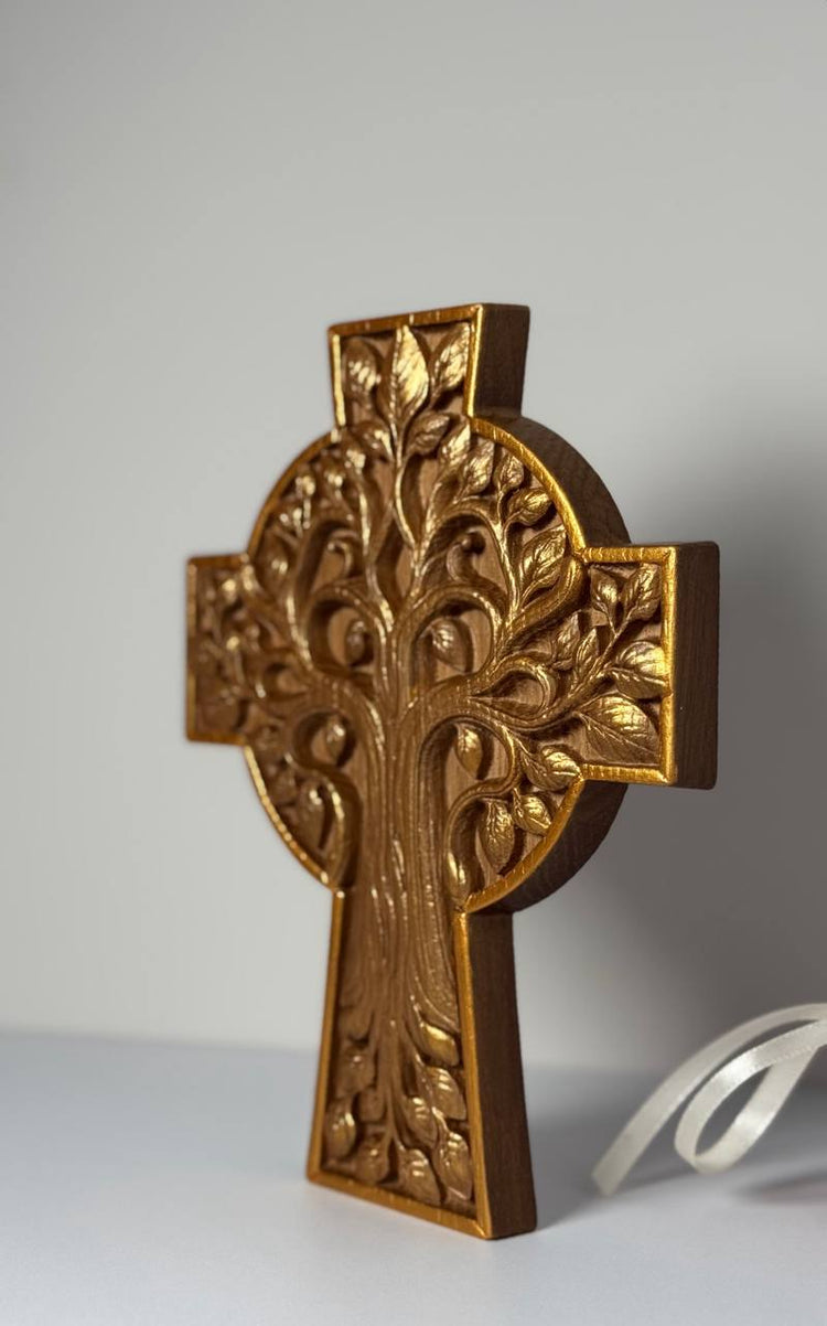 Handmade Tree of Life Cross - Kozak Work Shop