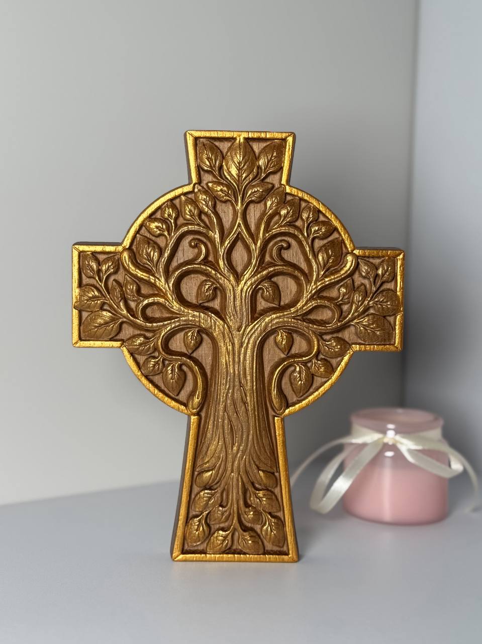 Handmade Tree of Life Cross - Kozak Work Shop