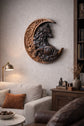 Wolf on the moon gift for lovers - Kozak Work Shop