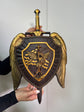 American Flag Wooden Shield - Kozak Work Shop