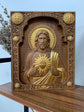 Sacred Heart of Jesus Wooden icon