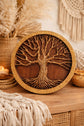 Tree of life Wooden Bas Relief
