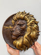 Lion King Wooden Carved Sculpture