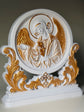 Archangel Gabriel Statue, 7x7&