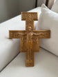 Hand Carved Damian Cross