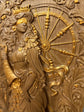 Hand Carved Lady Fortune Plaque