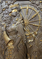 Hand Carved Lady Fortune Plaque