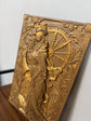 Hand Carved Lady Fortune Plaque