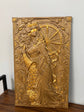 Hand Carved Lady Fortune Plaque