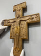 Hand Carved Damian Cross