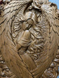 Hand Carved Angel Wall Art