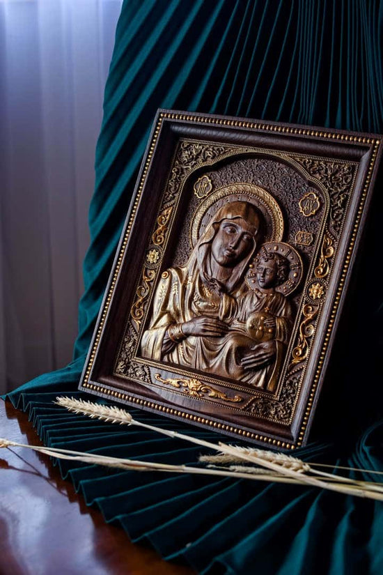Virgin Mary wall plaque - Kozak Work Shop