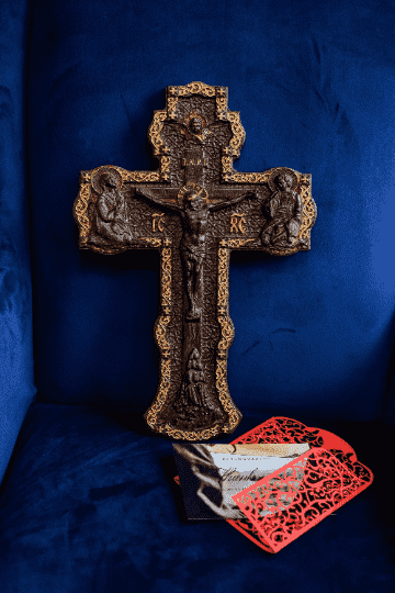 Wall Wooden Carved Jesus Crucifix