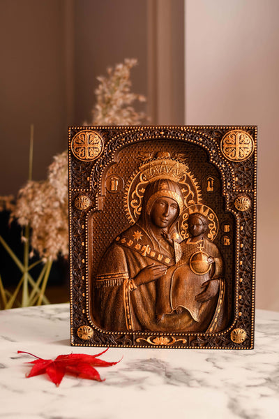 Our Lady of Bethlehem sculpture - Kozak Work Shop