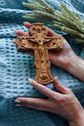 Wall Wooden Carved Jesus Crucifix