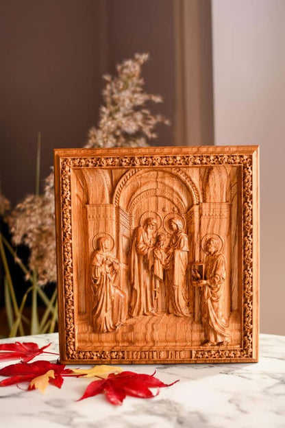 Candlemas Presentation of the Lord Wooden Picture - Kozak Work Shop