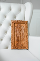 Archangel Michael Protects You wooden 3D carved sculpture