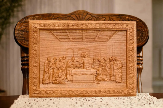The Last Supper Wooden Image - Kozak Work Shop