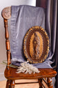 Our Lady of Guadalupe Wooden Sculpture Oval