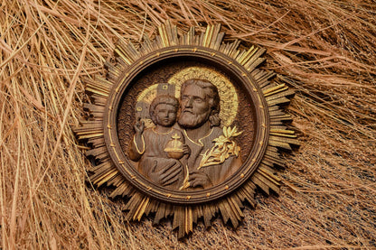 Saint Joseph with shinning