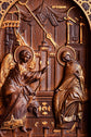 Annunciation Wooden 3D Carved religious picture