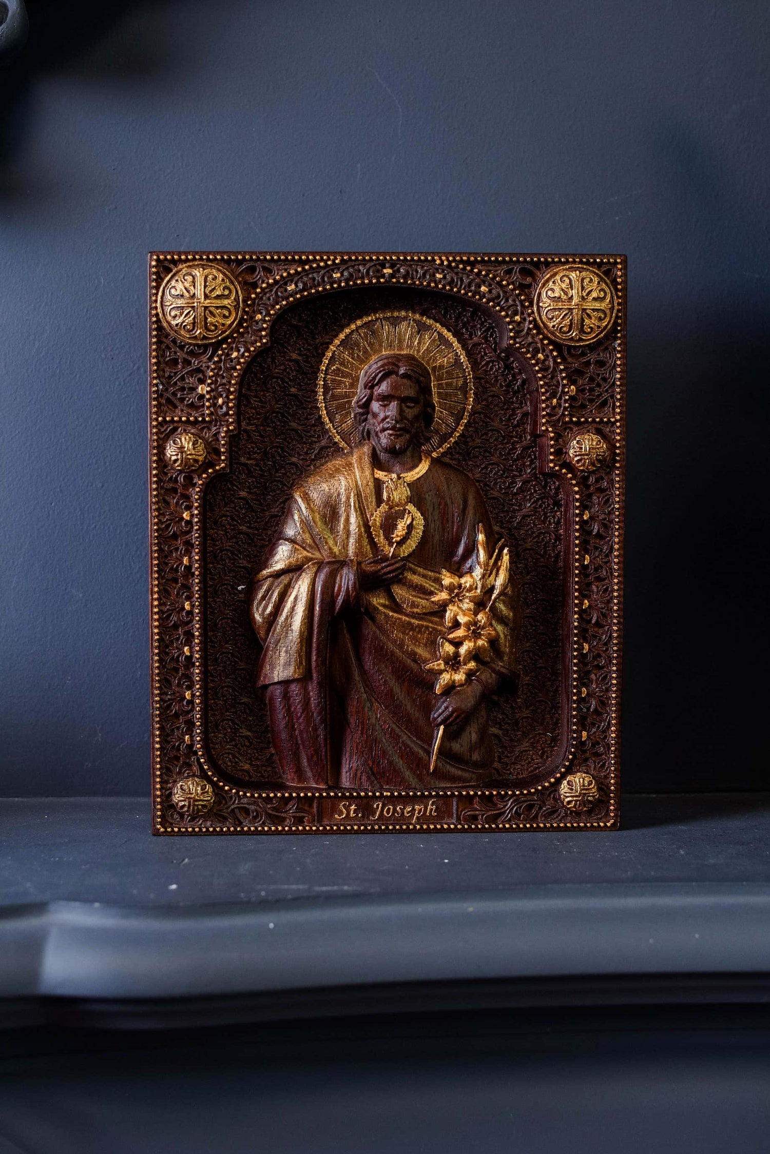 Saint Joseph with Holy Heart - Kozak Work Shop