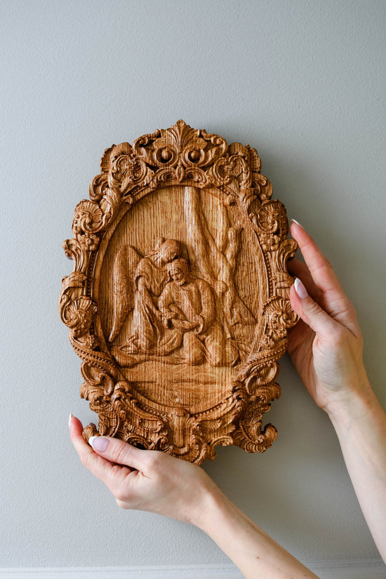 Our Lord Jesus Wooden Carved Icon