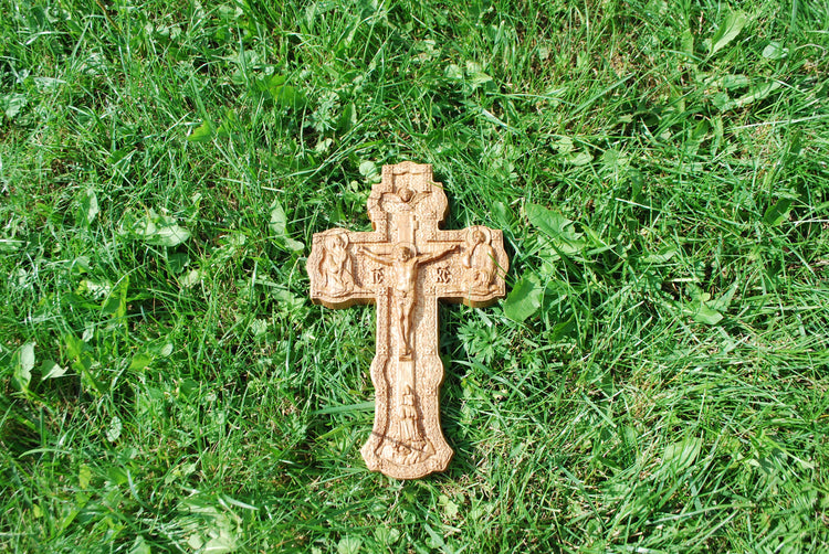 Wall Wooden Carved Jesus Crucifix 266