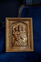 Saint Joseph Wood Carved Religious Personalised icon Wall Hanging Art Work A Christmas gift idea