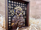 Blessed Virgin Mary of Perpetual Help Wooden carved statuary Natural wood Christian home decor - 6x7 inches